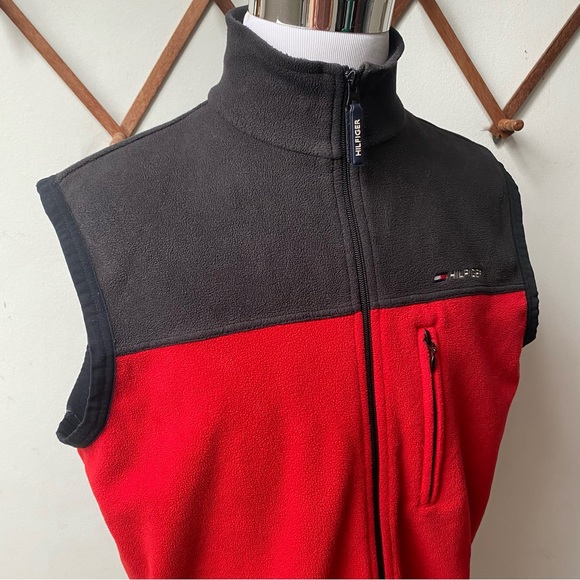 Vintage Tommy Hilfiger Fleece Zip Up Vest - Picture 11 of 16